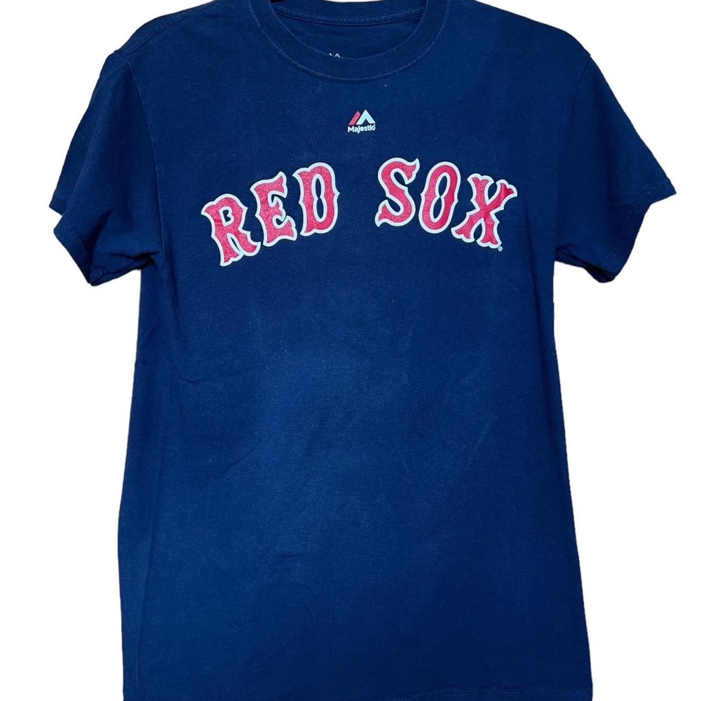 Red Sox Betts navy graphic tshirt
